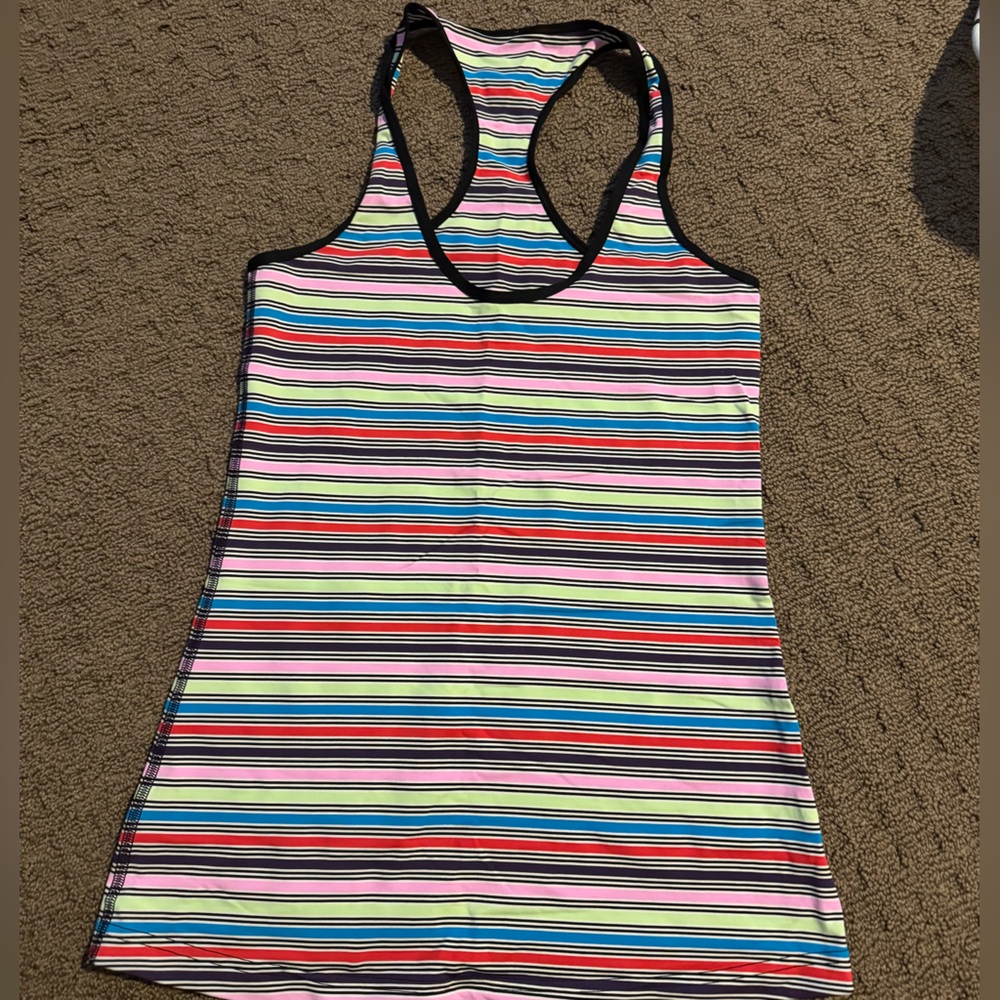 lululemon athletica Multicolor Striped Tank Top